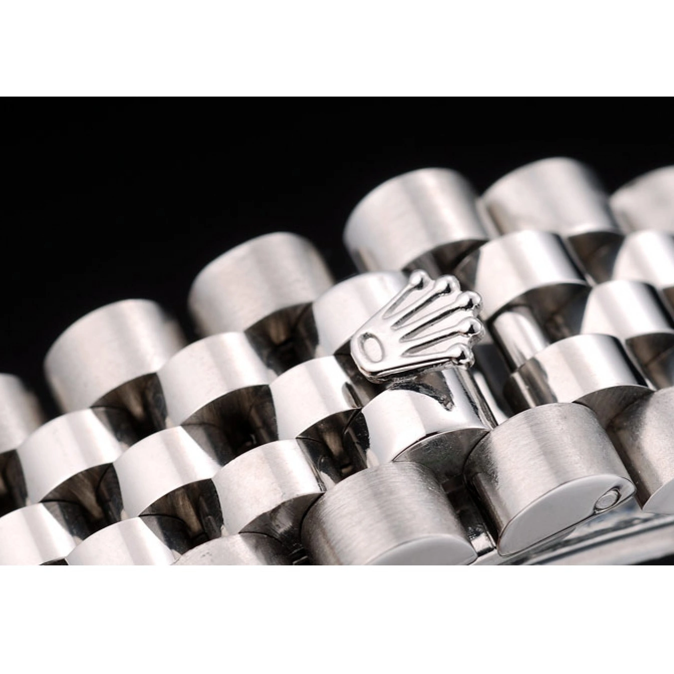 Rolex aaa copy Bezel DateJust Rolex 42001 Dial Ribbed Steel Swiss Silver Flower Stainless 0706